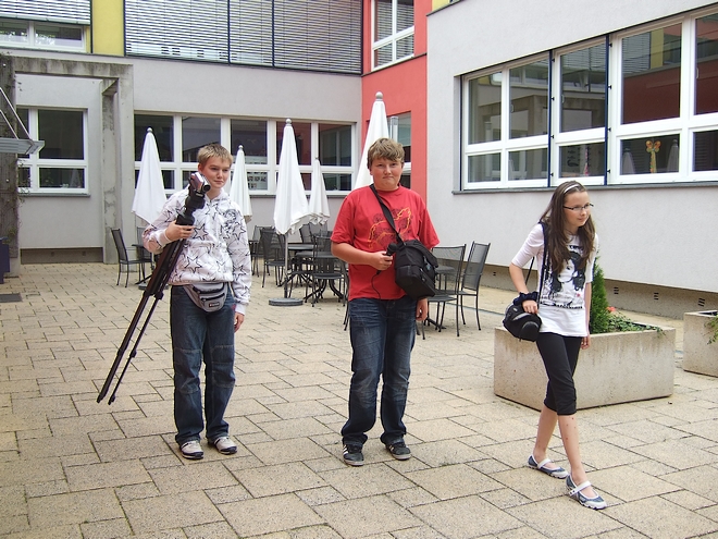 Team-zum-Dreh-fertig